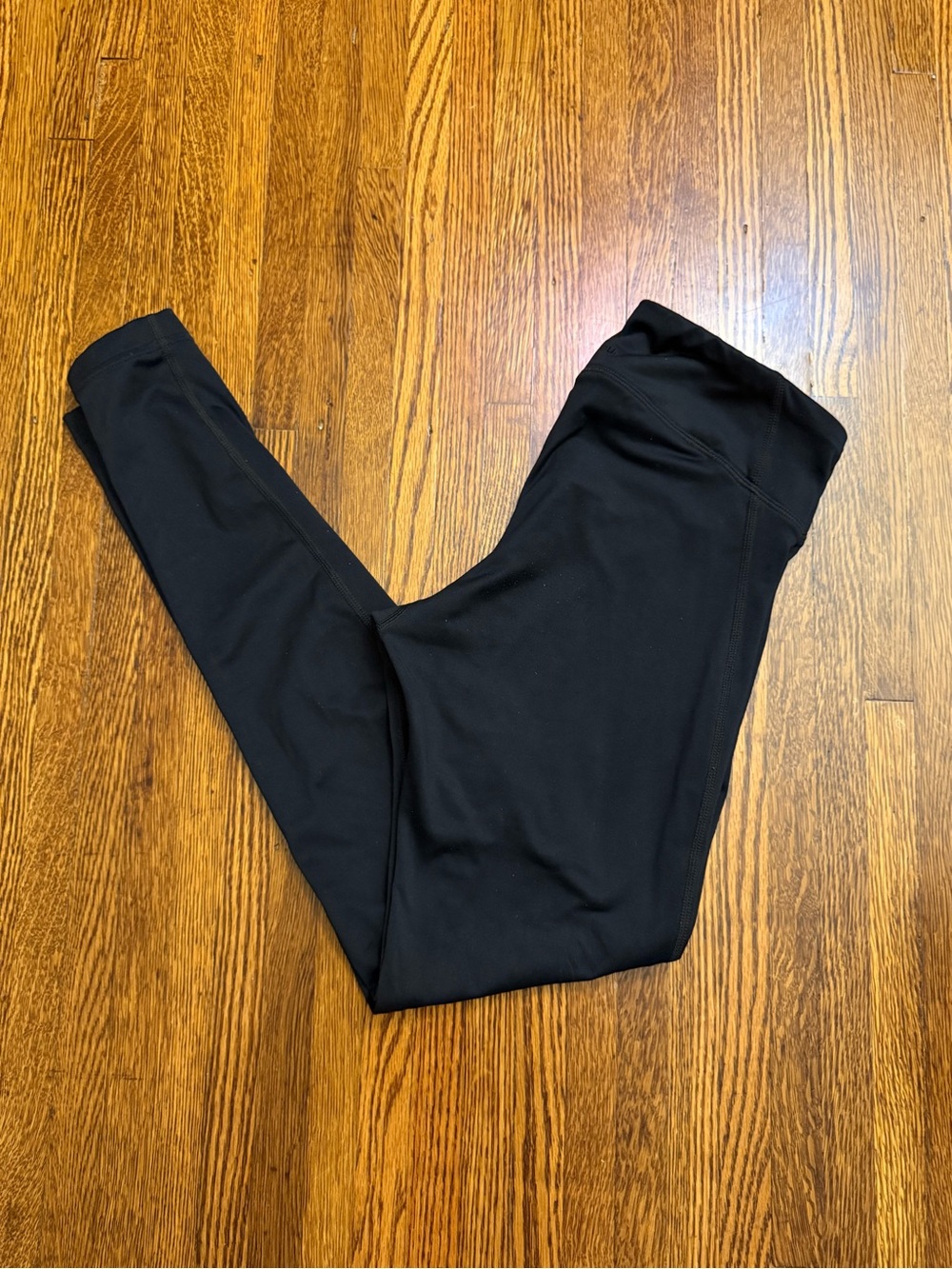 Under Armour Black Compression Athletic Leggings with Pocket - Size M